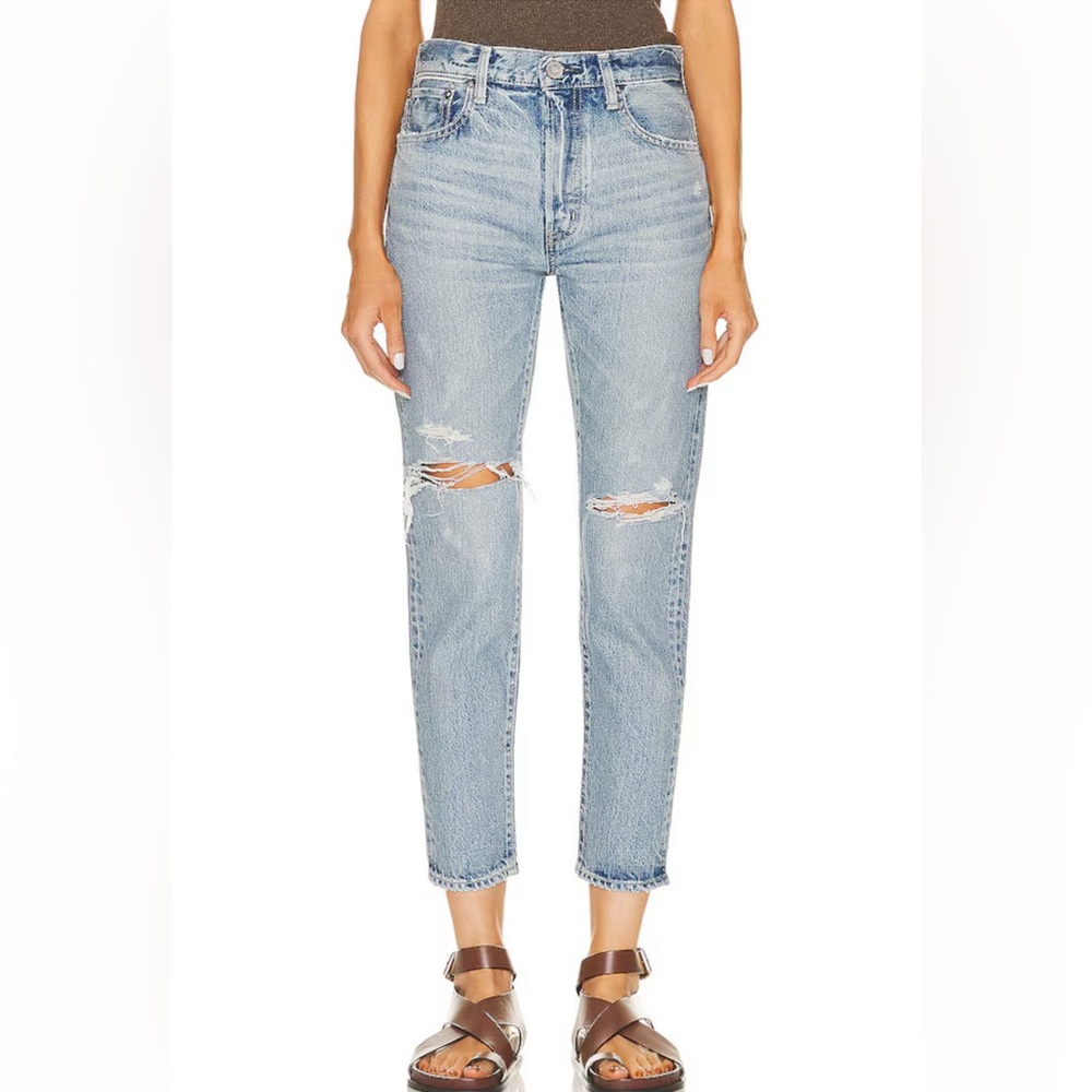 Moussy Vintage Humphreys Tapered Straight Leg High Rise Jeans Size 28